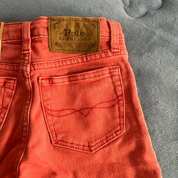 Unisex kids polo jean shorts - Picture 4 of 8